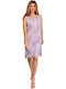 Happy Family Summer Women's Nightdress Lilac
