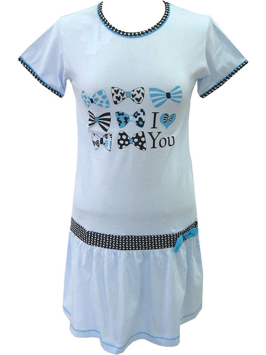 Ogham Cămașă de noapte pentru Femei Light Blue Ogham Cămașă de noapte pentru Femei Light Blue