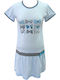 Ogham Summer Women's Nightdress Light Blue