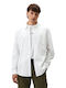 Long-sleeved Denim Shirt White