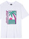 Women's T-shirt Floral White