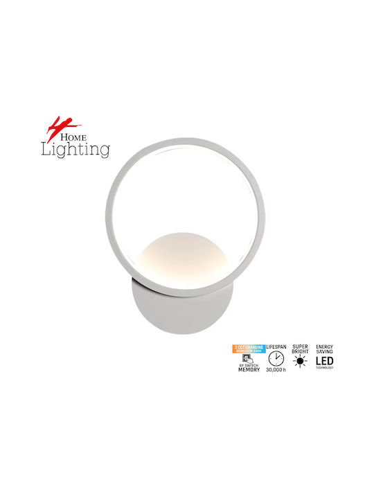Home Lighting Modern Lamp Wall with Integrated LED and Warm White Light