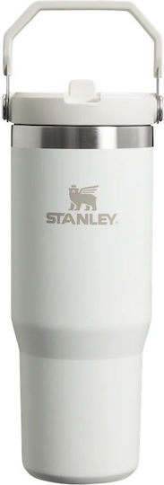 Stanley IceFlow Flip Μπουκάλι Θερμός Ανοξείδωτο BPA Free 890ml Frost με Καλαμάκι