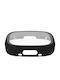 Carcasă neagră protecție ecran din sticlă temperată Fitbit Versa 4 Sense 2