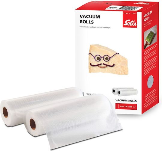 Solis Σακούλες για Συσκευές Vacuum 200mm x 6m 1τμχ