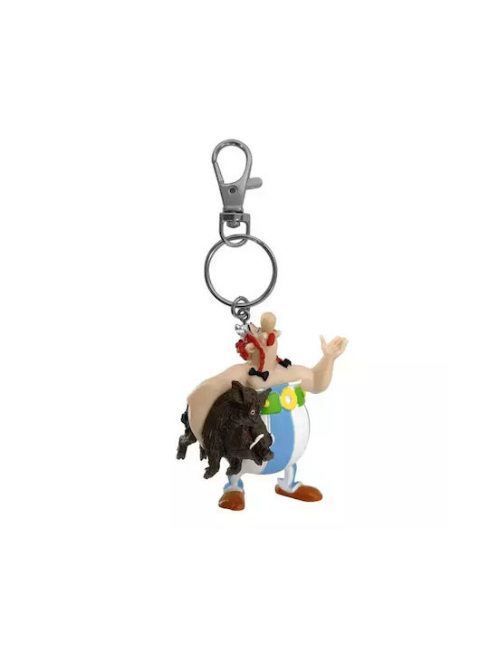 Asterix Keychain Obelix Carrying A Boar 8cm