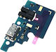 Conector de Încărcare Galaxy A51 Usb Tip C Micro Jack 3.5 Mm Gri