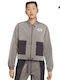 Essentials Women's Short Lifestyle Jacket Waterproof for Winter Gray