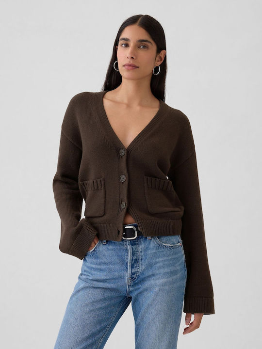 GAP Women's Knitted Cardigan with Buttons Terra...