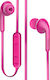 Bluetooth Headphones Neck Strap Remote Control Microphone Hd Defunc Pink