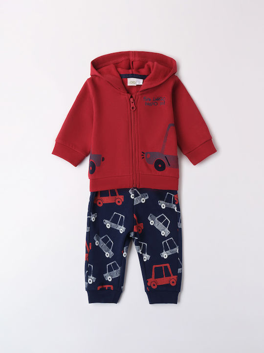 iDO Kids Sweatpants Set Red