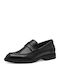 Δερμάτινα Ανδρικά Loafers σε Μαύρο Χρώμα