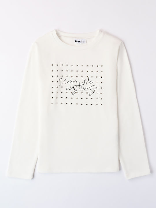 iDO Kids Blouse Long Sleeve white