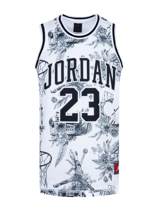 Jordan Kids Sleeveless White Top