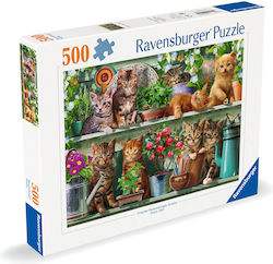 Cats On The Shelf Puzzle 2D 500 Pieces