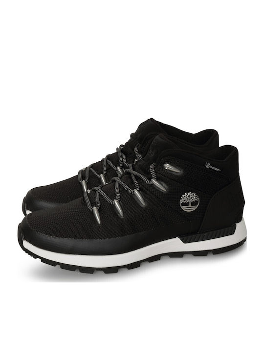 Timberland Sprint Trekker Mid Ανδρικά Ορειβατικά Μποτάκια Αδιάβροχα Μαύρα