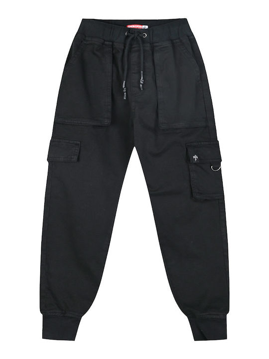 Energiers Kids Cargo Trousers Black