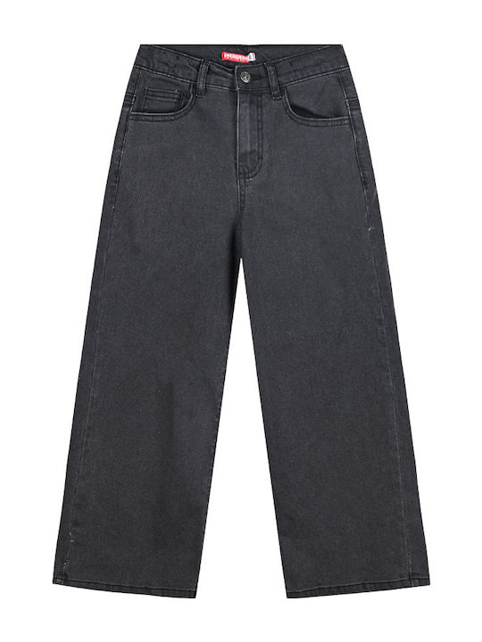 Energiers Kinder Schlaghose Jeans Schwarz