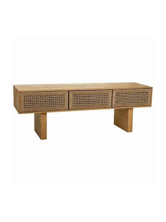 Rechteckig Couchtisch aus Massivholz Coffee L130xB30xH45cm