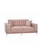 Doppelsitzer Samt Sofa Sapio Apfel 180x86x85cm