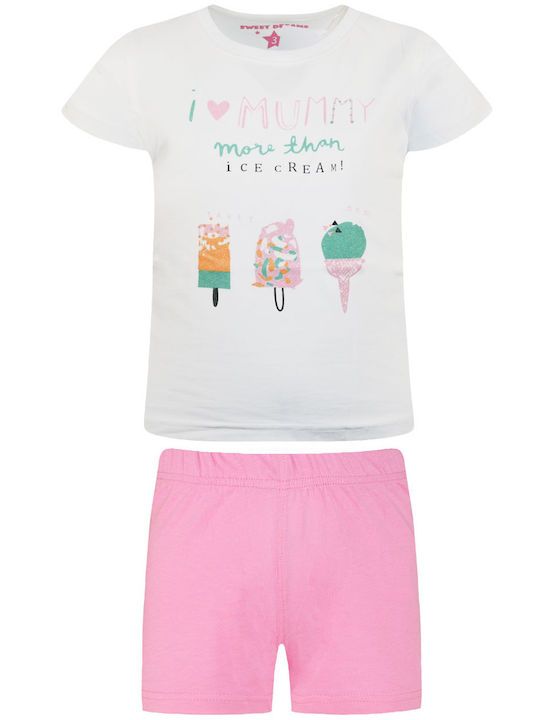 Energiers Kinder Schlafanzug Sommerlich Rose