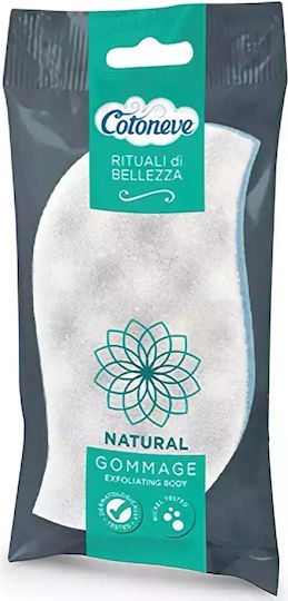 Cotoneve Natural Bath Sponge Exfoliation Beige 1pcs