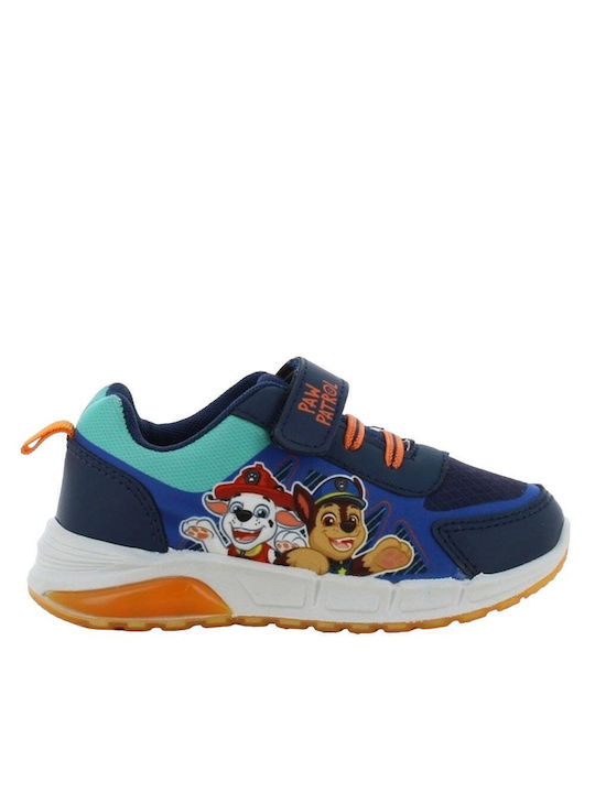 Nickelodeon Kinder-Sneaker Anatomisch mit Klettverschluss & Lichtern Blau