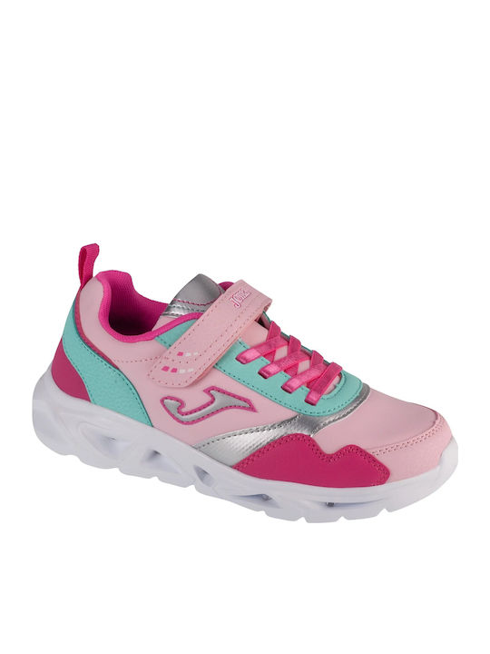 Star Jr Παιδικά Sneakers με Σκρατς Ροζ