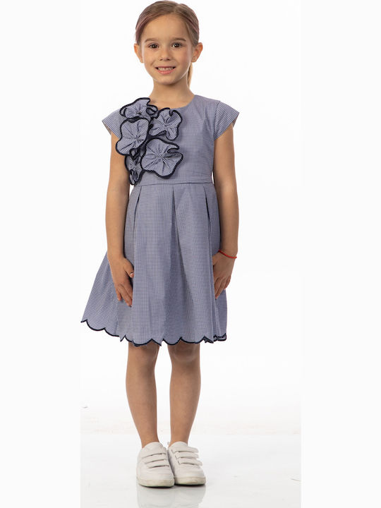 Rochie pentru Copii Carou BLACK