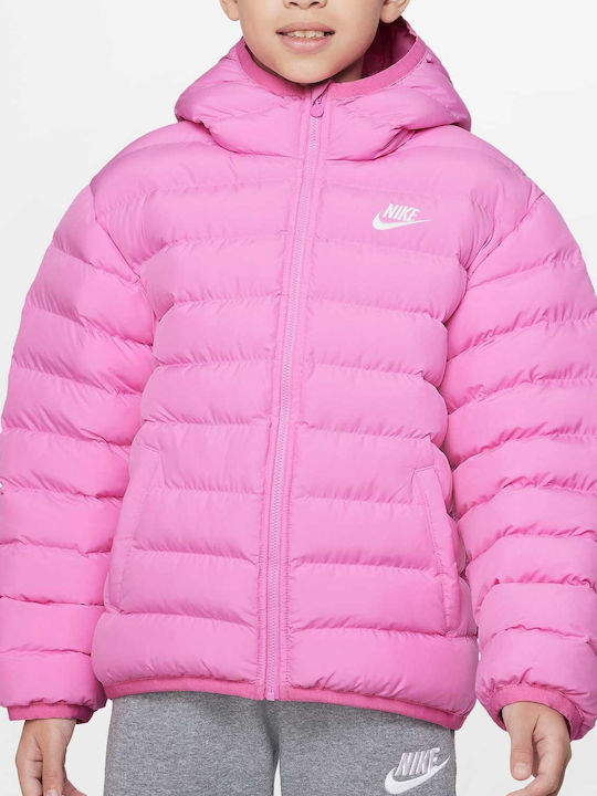 NIKE 中綿 ジャケット 短丈 FD2845-646 160 （L） 2新品 US:L160 ナイキ キッズ 中綿 ジャケット FD2845-646 - メルカリ