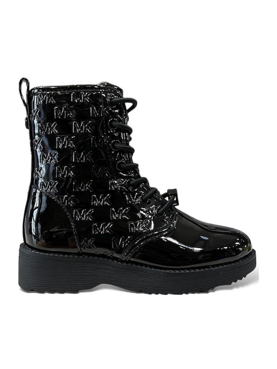 Kids Boots from Patent Leather Black