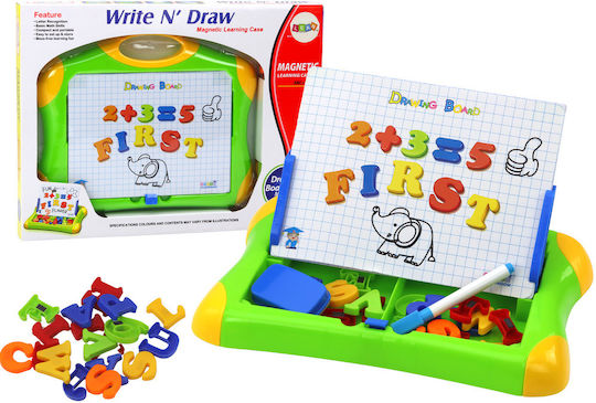 Magnetic Educational Board Letters Numbers Marker Pen Sponge