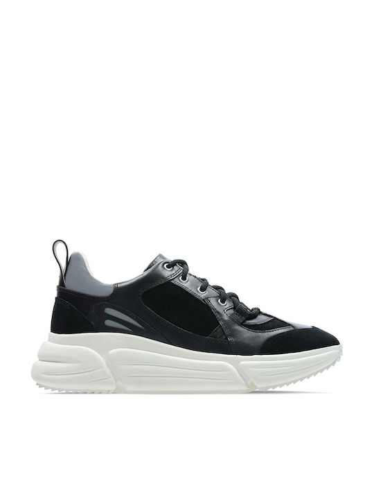 Clarks Tricomet Femei Sneakers Negru