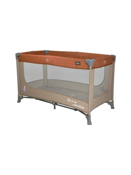 Bebe Stars Sunshine Boho Playpen 2 Levels with Mattress Beige 125x65cm