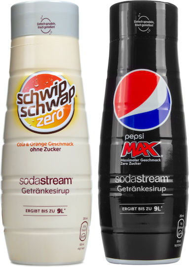 2x Sodastream Schwip Schwap Zero Pepsi Max Syrup