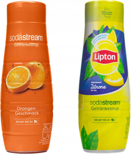Sodastream Orange Syrup Lipton Lemon 440 Ml