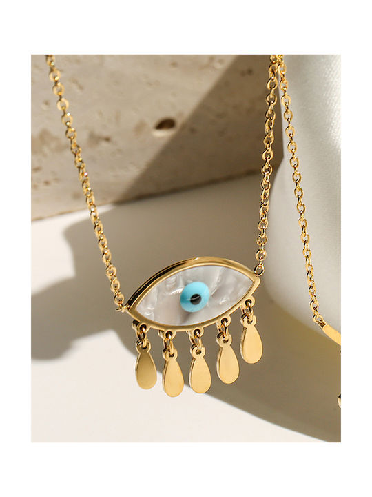 Rock Club Necklace Eye