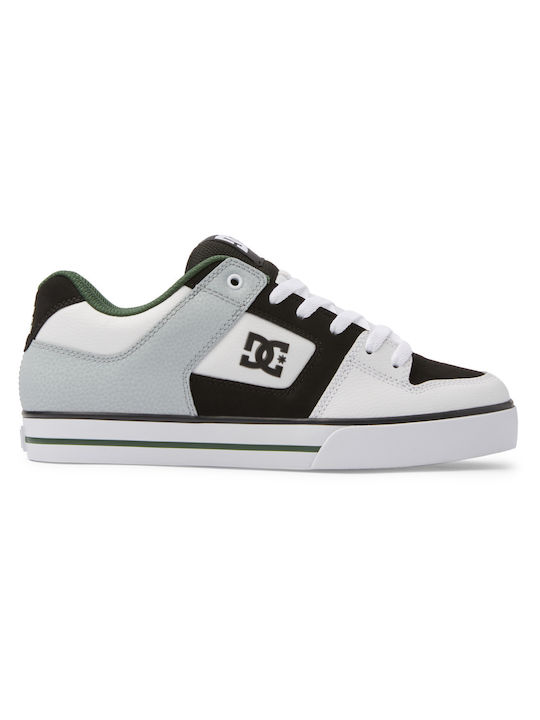 DC Pure Herren Sneakers White-black-green