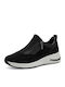 Γυναικεία Ανατομικά Sneakers Μαύρα