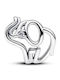 Pandora Charm Elefant Decupat Animal Din Argint cu Zirconiu