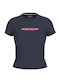 Damen T-Shirt Blue