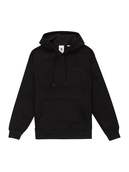 Element Cornell Φούτερ με Κουκούλα Black