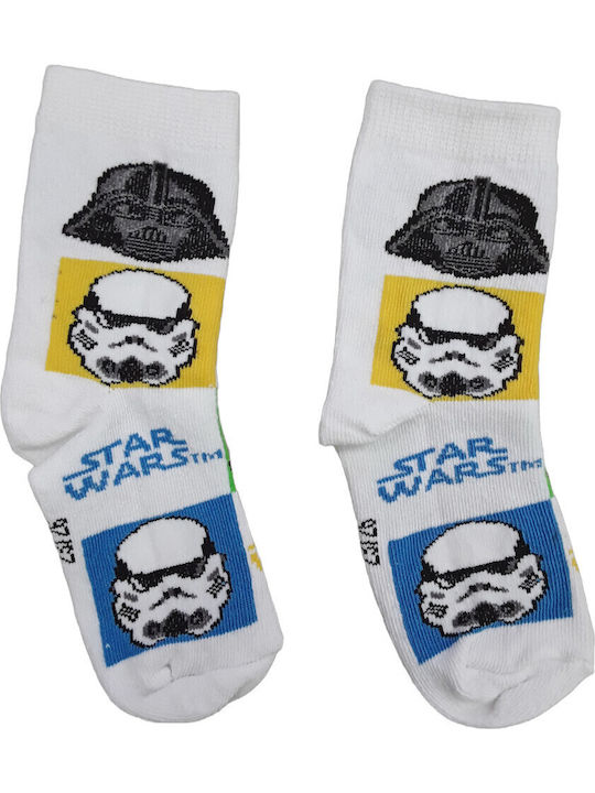 Disney Παιδικές Κάλτσες Star Wars White