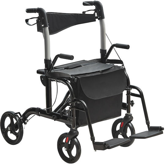 Vevor Αναπηρικό Αμαξίδιο 21.7" Πτυσσόμενο 100cm EHYZXQCKJLQ8L86XDV0 Μαύρο