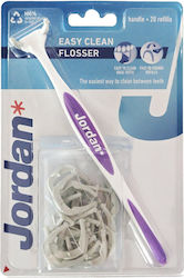 Jordan Easy Clean Flosser Οδοντικό Νήμα 20τμχ Jordan Easy Clean Flosser Οδοντικό Νήμα 20τμχ