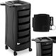 Friseur-Assistentenwagen Haartrocknerhalter 5 Schubladen Regal 485 x 380 mm