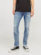 Jack & Jones Glenn Herren Jeanshose in Slim Fit Blue