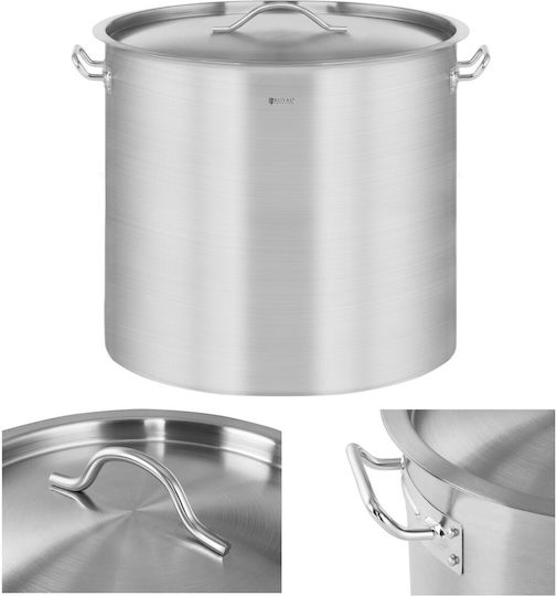 Royal Catering Oală Adâncă Din Oțel Inoxidabil 50lt 40cm