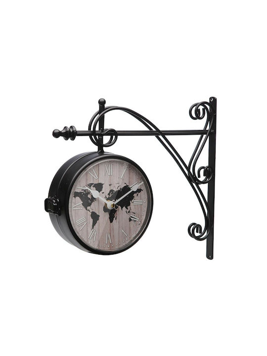 Versa Wall Clock Metallic Ø8cm