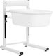 Pedicure Foot Bath Adjustable Height White